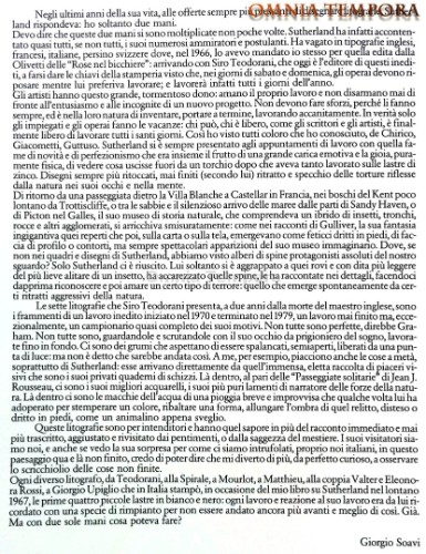 Graham Sutherland - Sette litografie a colori più una di Guttuso - disegnate su lastre di zinco - stampa postuma eseguita a mano nell'atelier dell'Editore - Carta intonsa puro cotone della Cartiera Magnani di Pescia - misure cm. 76x56