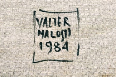 Valter Malosti - olio su tela - 1984 - misura cm 30x40